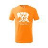 rodezsky ridgeback detske tricko 1 oranzova