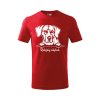 rodezsky ridgeback detske tricko 1 cervena