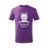 fialova biely terier detske tricko 2
