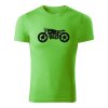cafe racer panske tricko jablkovozelena