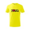 i love wrestling detské tričko 1 citronova