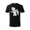 my little pony detské tričko 4 cierna