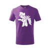 my little pony detské tričko 4 fialova