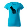 macka flor dámske tričko 3 tyrkysova