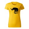 slon flor dámske tričko 1 zlta
