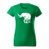 slon flor dámske tričko 2 travova zelena