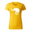 slon flor dámske tričko 2 zlta