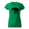 slon flor dámske tričko 1 travova zelena