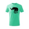 slon flor detske tricko 1 mätová