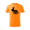 zajac flor detske tricko 1 oranzova