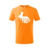 zajac flor detske tricko 2 oranzova