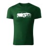 audi a1 panske tricko biela tmavozelena