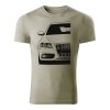 audi s4 b8 panske tricko svetla khaki