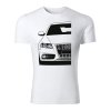 audi s4 b8 panske tricko biela