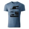 audi s4 b8 panske tricko denim