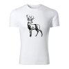 deer draw panske tricko biela