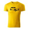 volvo xc coupe panske tricko zlta