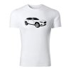 volvo xc coupe panske tricko biela