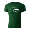 trabant 601 line panske tricko tmavozelena