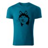 husky panske tricko 180 g m2 petrolejova modra