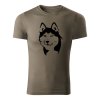 husky panske tricko 180 g m2 army