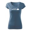 moto evolution damske tricko 1 denim
