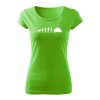 moto evolution damske tricko 1 jablkovozelena