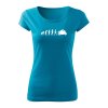 moto evolution damske tricko 1 tyrkysova
