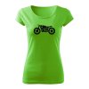 cafe racer damske tricko jablkovozelena