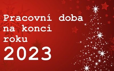 Konec roku 2023 - otevírací doby na pobočce Frenštátská 716, Frýdlant nad Ostravicí