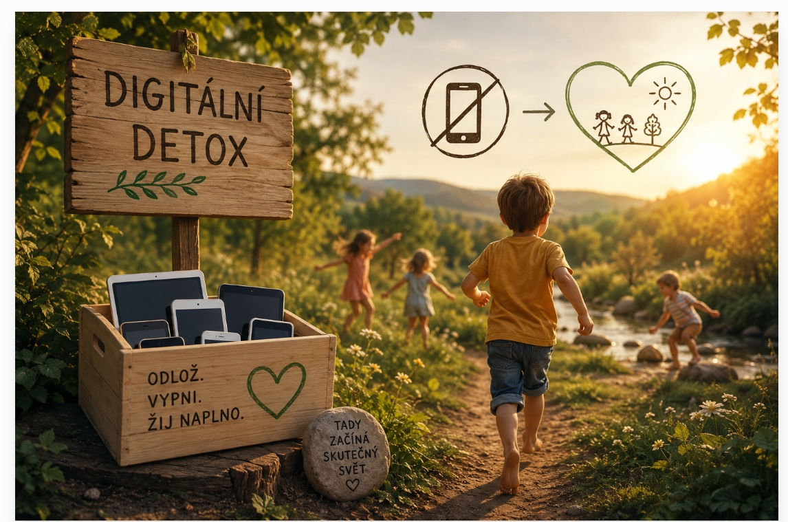 Přidejte se k nové iniciativě Českých rodin- Dětství bez mobilu!