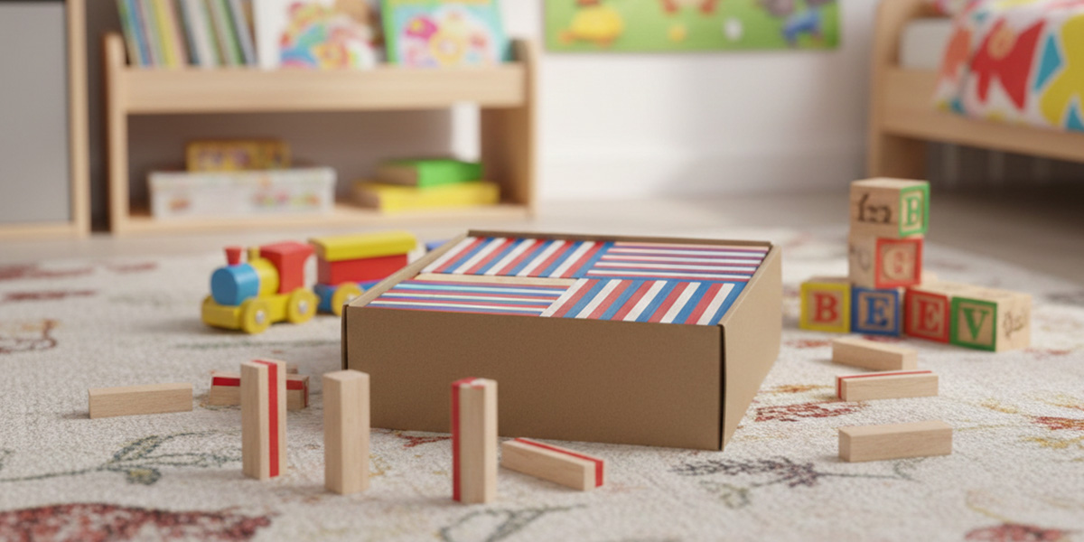 Stavebnice Trikolóra: Dřevěná klasika v barvách české trikolóry