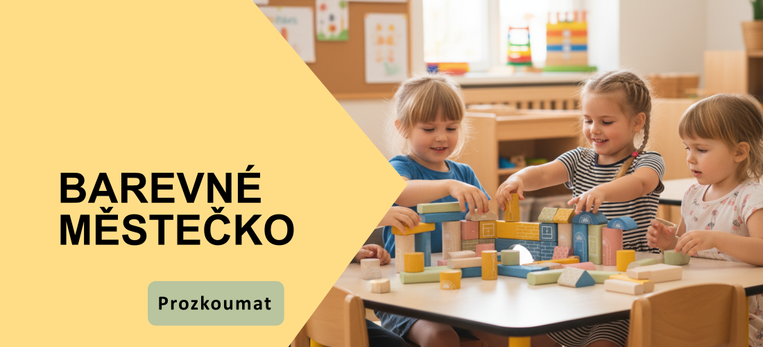 Barevné městečko - s lidmi