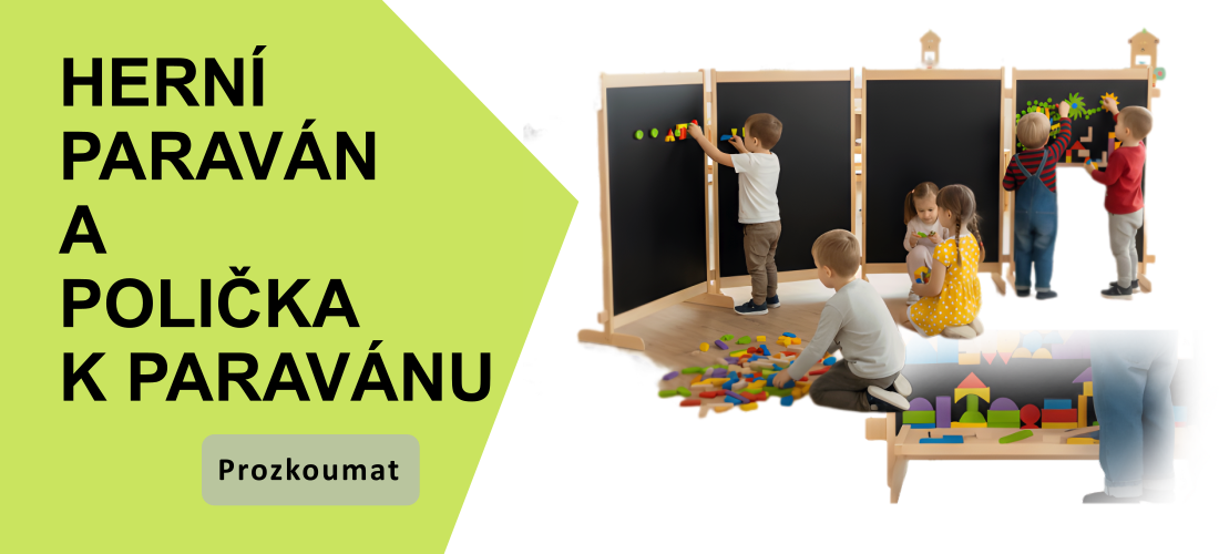 Banner - Herní paraván a polička k hernímu paravánu