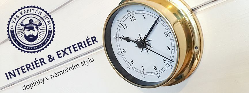 Interiér a exteriér v námořním stylu