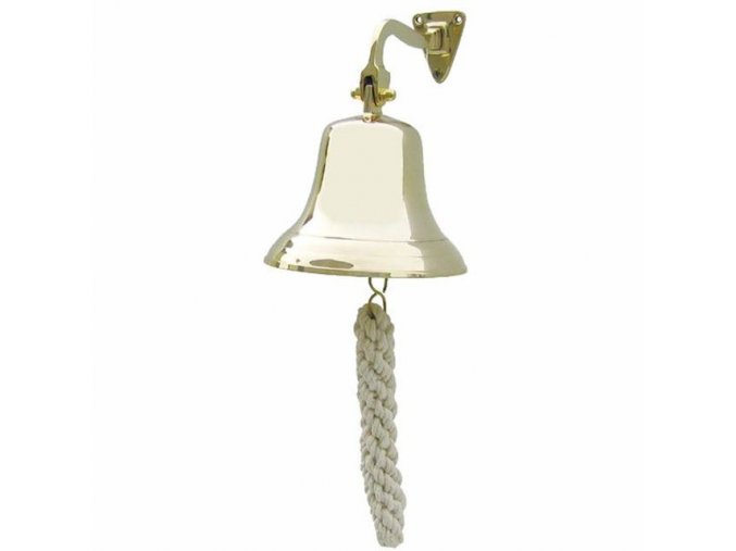 Lodní zvon mosazný - odlehčený - 12,5 cm