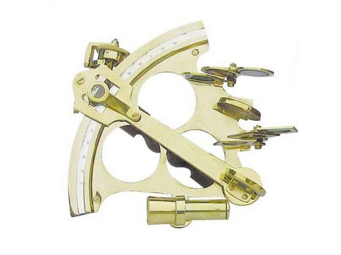 Sextant  mosazný  21 cm