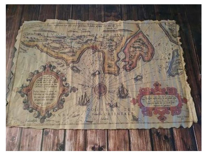Replika staré námořní mapy  002