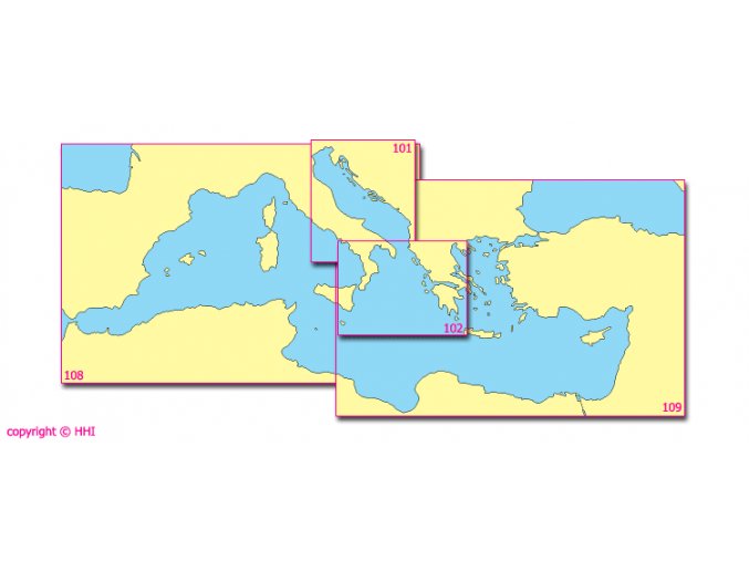 Generální mapa - Jónské moře 102