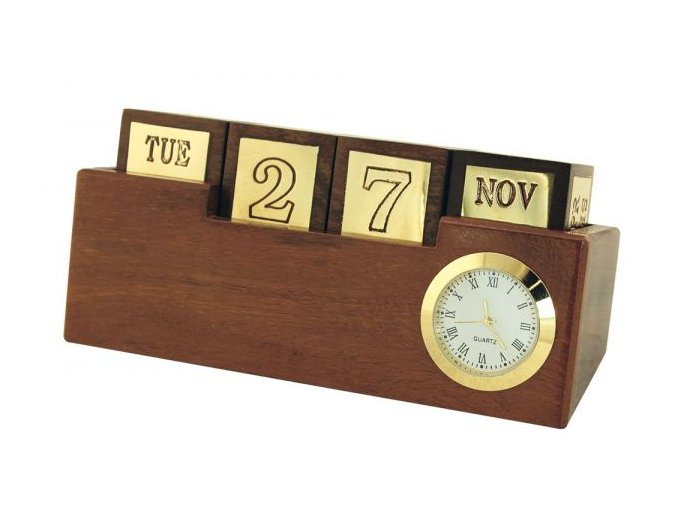 Kalendář s hodinami