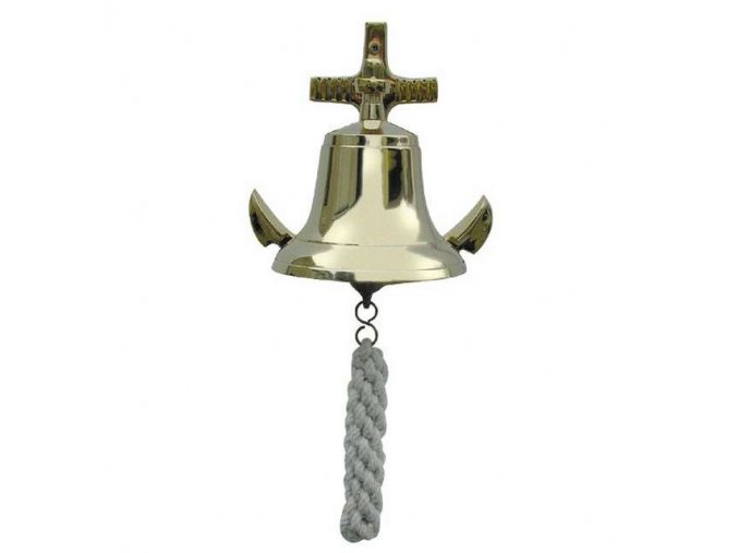 Lodní zvon + kotva - 12 cm