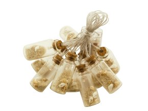 LED - skleněné lahvičky s pískem