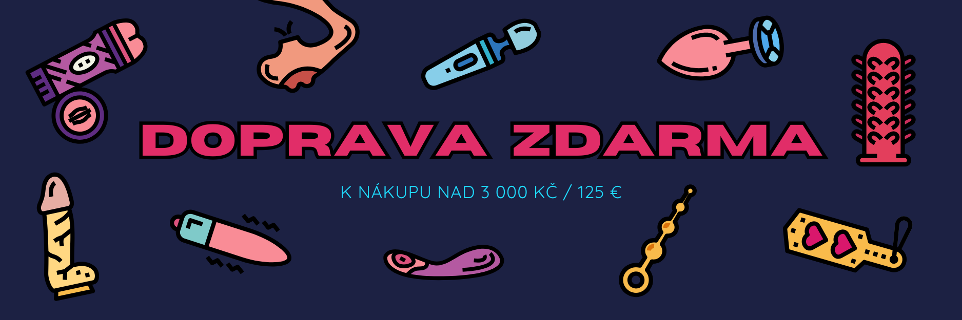 Doprava zdarma k nákupu nad 3000 Kč/ 125e
