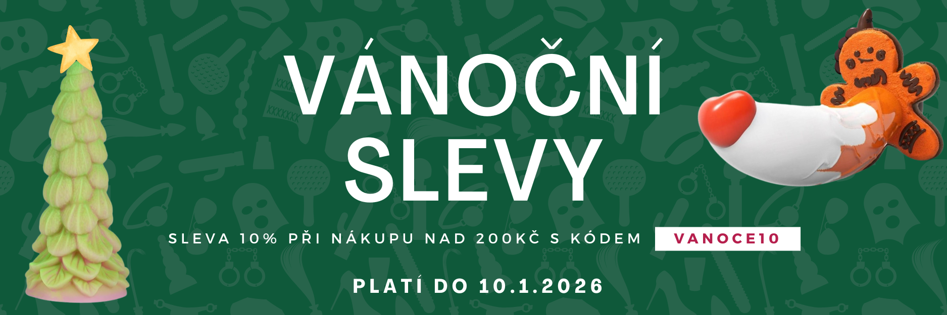 Vánoční slevy 10% rok 2025