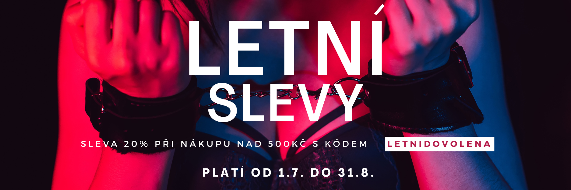 Letní slevy 20 % při nákupu nad 500 Kč