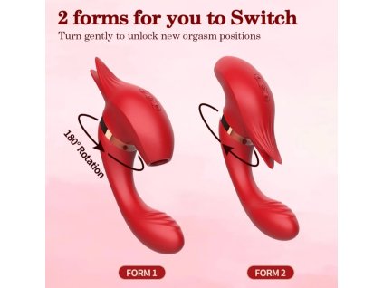 Otočný vibrátor Raffles