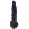 Dildo Big Mac v černé barvě, pohled zepředu