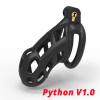 Černá klícka cudnosti Mamba Python V1.0, pohled zepředu