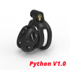 Černá klícka cudnosti Mamba Python V1.0, pohled zezadu