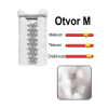 Bílý trojitý masturbátor s otvorem velikosti M